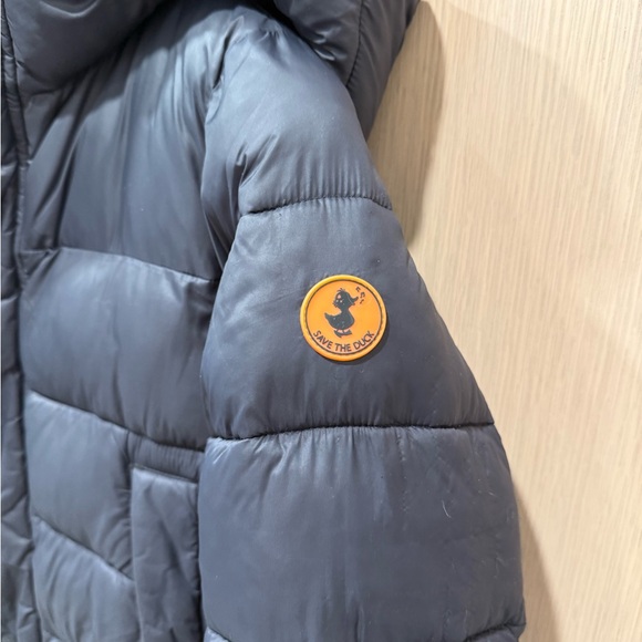 SAVE THE DUCK Dark Gray Puffer Jacket - Picture 3 of 6